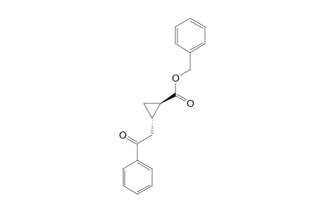 TRANS-(+/-)-BENZYL-2-(2-OXO-2-PHENYLETHYL)-CYCLOPROPANE-1-CARBOXYLATE