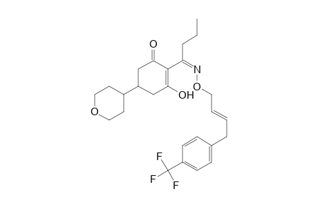 2-Cyclohexen-1-one, 3-hydroxy-5-(tetrahydro-2H-pyran-4-yl)-2-[1-[[[4-[4-(trifluoromethyl)phenyl]-2-butenyl]oxy]imino]butyl]-, (?,E)-
