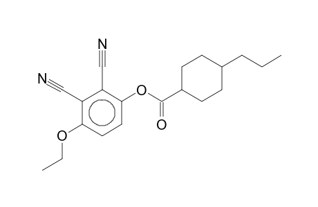 2,3-Dicyano-4-ethoxyphenyl 4-propylcyclohexanecarboxylate