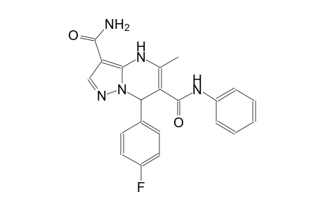 pyrazolo[1,5-a]pyrimidine-3,6-dicarboxamide, 7-(4-fluorophenyl)-4,7-dihydro-5-methyl-N~6~-phenyl-