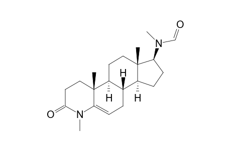 N-[(1S,3aS,3bS,9aR,9bS,11aS)-6,9a,11a-trimethyl-7-oxidanylidene-2,3,3a,3b,4,8,9,9b,10,11-decahydro-1H-indeno[5,4-f]quinolin-1-yl]-N-methyl-methanamide