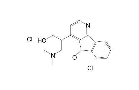 4-(1-Dimethylaminomethyl-2-hydroxyethyl)-5H-indeno[1,2-b]pyridin-5-one dihydrochloride