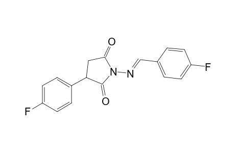 1-(4-Fluorobenzylideneamino)-3-(4-fluorophenyl)pyrrolidine-2,5-dione