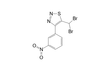 5-DIBrOMOMETHYL-4-(PARA-NITROPHENYL)-1,2,3-THIADIAZOLE