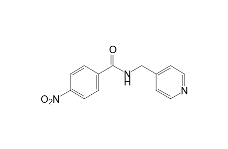 p-nitro-N-[(4-pyridyl)methyl]benzamide