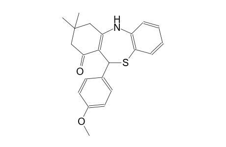 11-(4-methoxyphenyl)-3,3-dimethyl-3,4,5,11-tetrahydrodibenzo[b,e][1,4]thiazepin-1(2H)-one