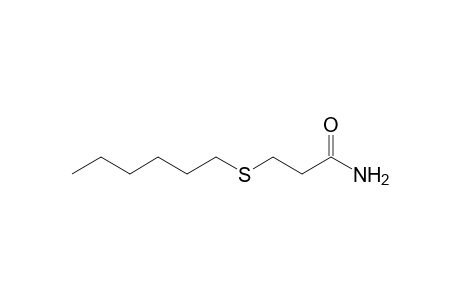 3-(Hexylthio)propionamide