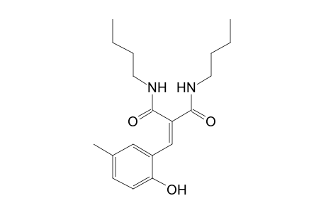 N,N'-DIBUTYL-2-(2-HYDROXY-5-METHYLBENZYLIDENE)MALONAMIDE