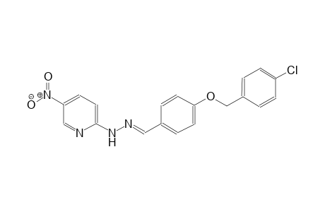 4-[(4-chlorobenzyl)oxy]benzaldehyde (5-nitro-2-pyridinyl)hydrazone