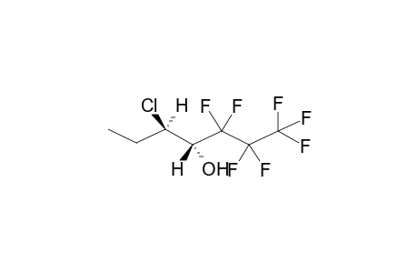 RS(SR)-3-CHLORO-4-HYDROXY-5,5,6,6,7,7,7-HEPTAFLUOROHEPTANE