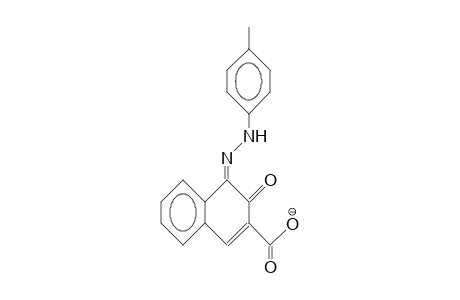 1-(4-Tolyl-phenylazo)-2-hydroxy-naphthalene-3-carboxylic acid, anion
