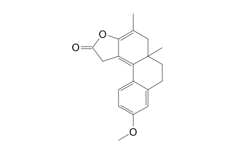 9-Methoxy-4,5a-dimethyl-5,5a,6,7-tetrahydrophenanthro[3,4-b]furan-2(1H)-one