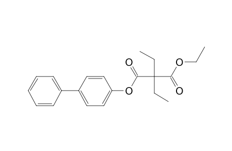 Diethylmalonic acid, 4-biphenyl ethyl ester