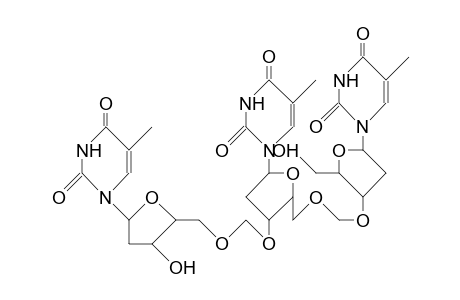 3'-O-(3'-O-<5'-O-Thymidinylmethyl>-5'-O-thymidinylmethyl)-thymidine