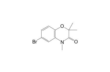 6-Bromo-2,2,4-trimethyl-1,4-benzoxazin-3-one