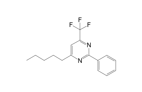 4-Trifluoromethyl-6-pentyl-2-phenylpyrimidine