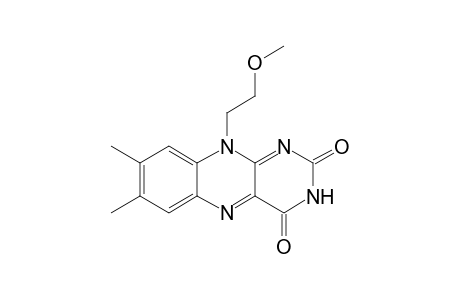 10-(2-methoxyethyl)-7,8-dimethyl-benzo[g]pteridine-2,4-dione