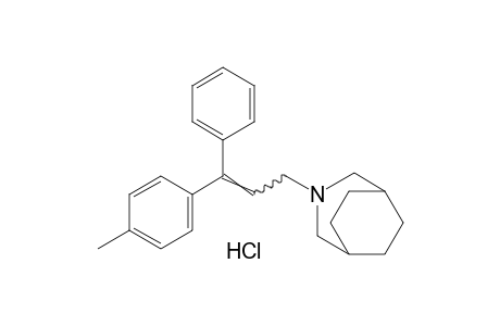 3-(p-methyl-gamma-phenylcinnamyl)-3-azabicyclo[3.2.2]nonane, hydrochloride
