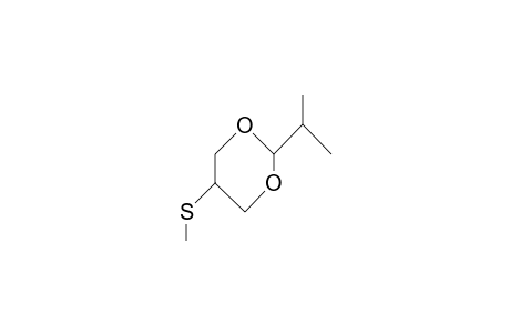 trans-2-ISOPROPYL-5-(METHYLTHIO)-m-DIOXANE