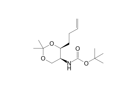 N-[(4S,5S)-4-but-3-enyl-2,2-dimethyl-1,3-dioxan-5-yl]carbamic acid tert-butyl ester