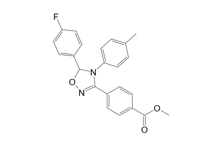 4-[5-(4-fluorophenyl)-4-(4-methylphenyl)-5H-1,2,4-oxadiazol-3-yl]benzoic acid methyl ester