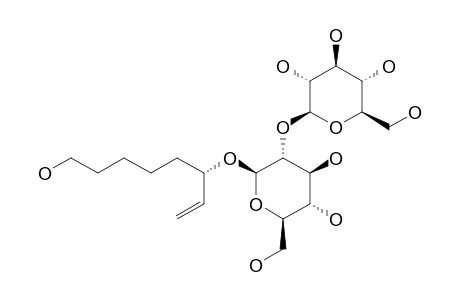 EBRACTEATOSIDE-C;(6R)-7-OCTENE-1,6-DIOL-6-O-BETA-D-GLUCOPYRANOSYL-(1->2)-O-BETA-D-GLUCOPYRANOSIDE