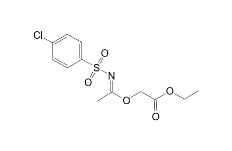 [(Ethoxycarbonyl)methyl] ester of N-(4-Chlorobenzenesulfonyl)imidoyl-acetic acid