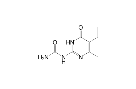 5-Ethyl-6-methyl-2-ureido-4(3H)-pyrimidine