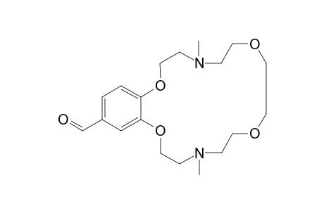 7,13-Dimethyl-7,13-dithia-1,4,10,12,14-pentaoxa-2,3-(3'-formylbenzo)cycloheptadec-2-ene