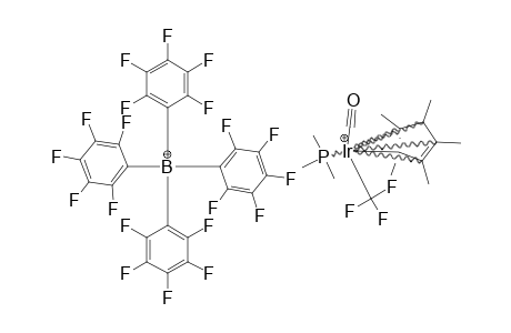 [(ETA-C10H15)-(PME3)-IR-(CO)-(CF3)]-[B(C6F5)4]