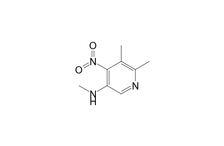 3-(Methylamino)-5,6-dimethyl-4-nitropyridine