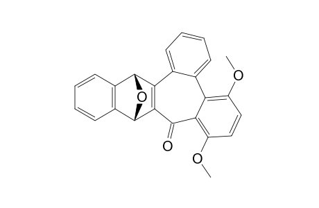 5,8-DIMETHOXY-10,15-DIHYDRO-10,15-EPOXY-9H-DIBENZO-[3,4:5,6]-CYClOHEPTA-[1,2-B]-NAPHTHALEN-9-ONE
