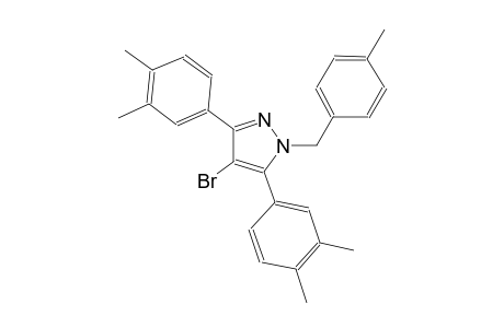 4-bromo-3,5-bis(3,4-dimethylphenyl)-1-(4-methylbenzyl)-1H-pyrazole