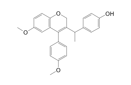 4-(1-(6-Methoxy-4-(4-methoxyphenyl)-2H-chromen-3-yl)ethyl)phenol