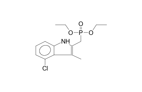 O,O-DIETHYL(4-CHLORO-3-METHYLINDOL-2-YLMETHYL)PHOSPHONATE