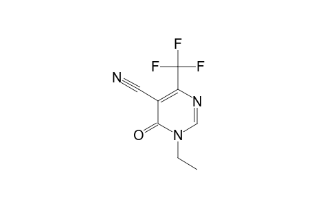 5-CYANO-1-ETHYL-4-(TRIFLUOROMETHYL)-6-(1H)-PYRIMIDINONE