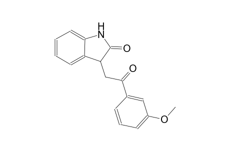 2H-indol-2-one, 1,3-dihydro-3-[2-(3-methoxyphenyl)-2-oxoethyl]-