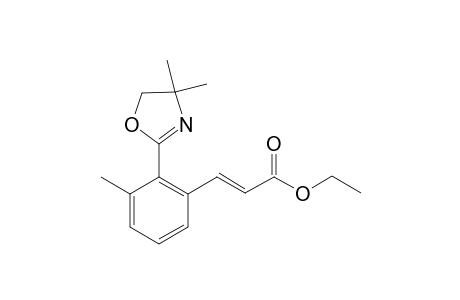 Ethyl (E)-3-[2-(4,4-dimethyl-2-oxazolinyl)-3-methylphenyl]acrylate