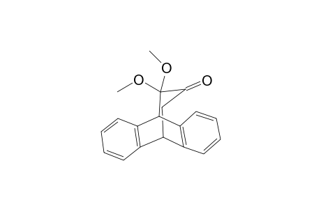 11,11-Dimethoxy-9,10-dihydro-9,10-propanoanthracen-12-one