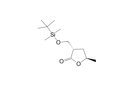 (3S*,5R*)-3-tert-Butyldimethylsiloxymethyl-5-methyltetrahydrofuran-2-one