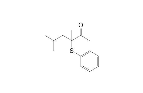 3,5-Dimethyl-3-(phenylthio)hexan-2-one