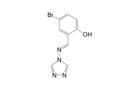 4-bromo-2-[(E)-(4H-1,2,4-triazol-4-ylimino)methyl]phenol