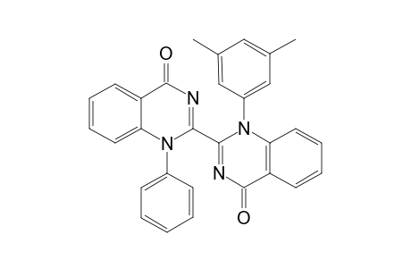 N-(Phenyl)-N'-(3,5-dimethylphenyl)bis(quinazolin-4-on-2-yl)