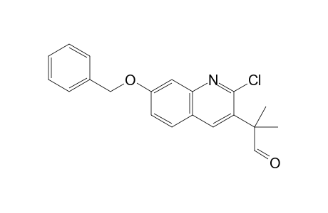 2-[7-(Benzyloxy)-2-chloroquinolin-3-yl]-2-methylpropanal