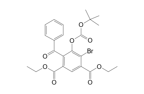 4-Benzoyl-6-bromo-5-tert-butoxycarbonyloxy-isophthalic acid diethyl ester