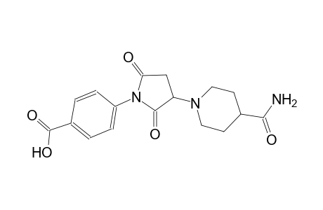 benzoic acid, 4-[3-[4-(aminocarbonyl)-1-piperidinyl]-2,5-dioxo-1-pyrrolidinyl]-