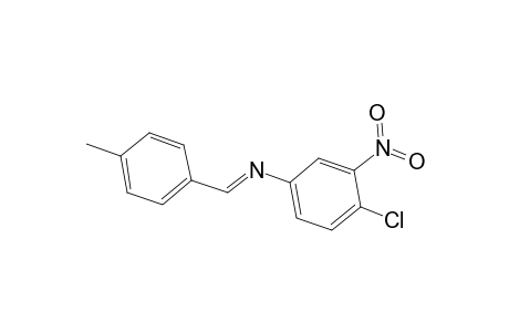 4-Chloro-N-[(E)-(4-methylphenyl)methylidene]-3-nitroaniline