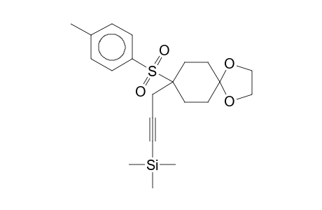 Trimethyl-{3-[8-(toluene-4-sulfonyl)-1,4-dioxa-spiro[4.5]dec-8-yl]-prop-1-ynyl}-silane