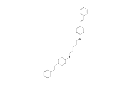 1-[(E)-styryl]-4-[5-[4-[(E)-styryl]phenyl]sulfanylpentylsulfanyl]benzene