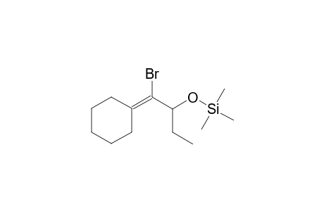 2-Bromo-2-cyclohexylidene-1-ethylethyl) (trimethylsilyl) ether